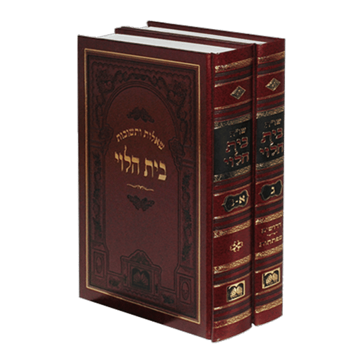 <b>שו"ת בית הלוי </b><br>