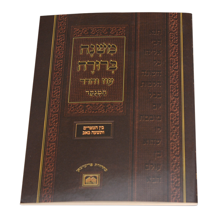 חוברת משנה ברורה בין המצרים ותשעה באב