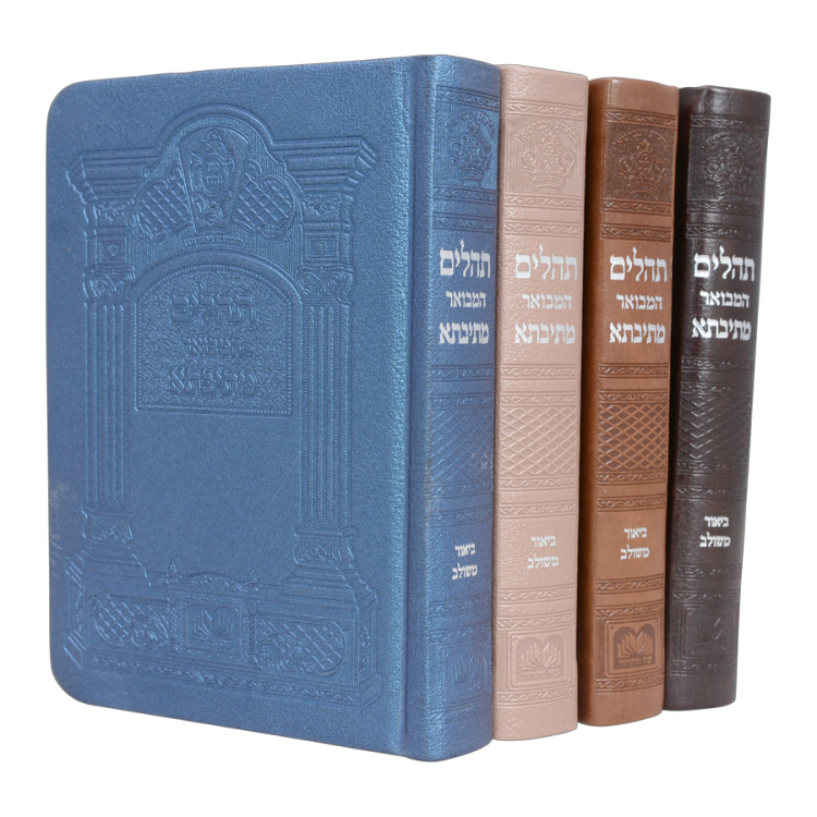 תהילים מתיבתא פיו (14 ס"מ) צבעים לבחירה