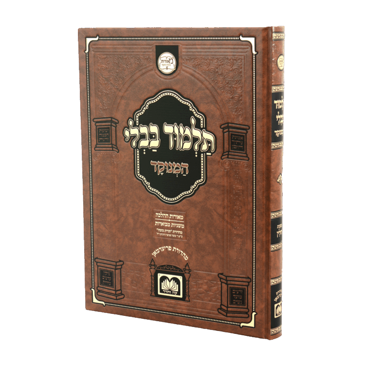 חולין מנוקד מאורות הדף היומי